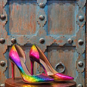 I.N.C. Rainbow Heels
